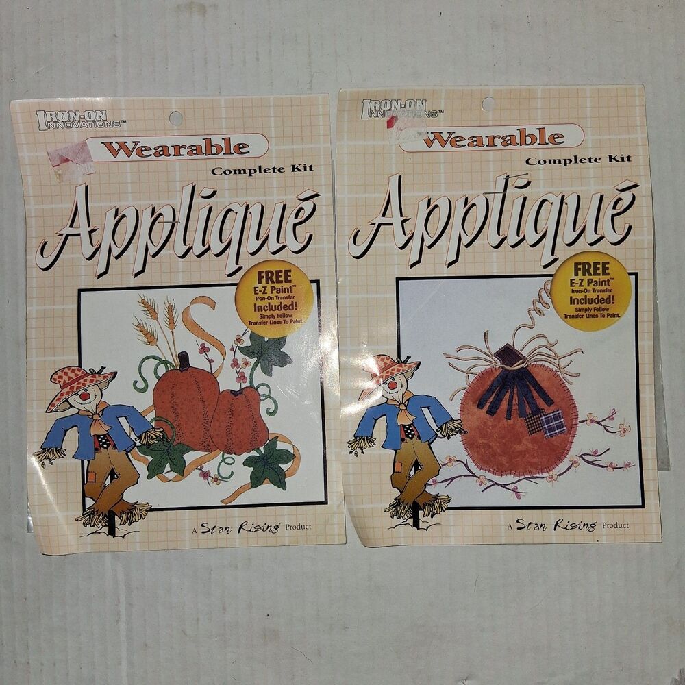 Iron-On Innovations Wearable IronOn Appliqué Kit + EZ Paint Xfer Fall Halloween